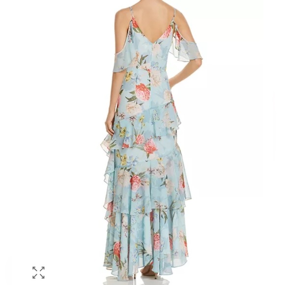 Yumi Kim Revolve Heart's Desire Tiered Ruffle Maxi Dress Size S - Picture 3 of 14